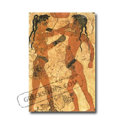 Picture Magnet : Akrotiri Boxing Children Fresco