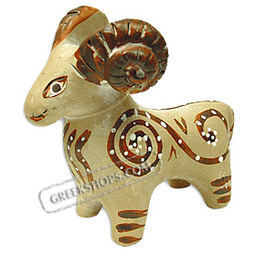 Terracota Minoan Ram Replica, 1550 BC, National Archaelogican museum of Athens