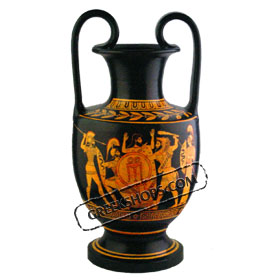Red Figure Amphora Hgt. 25 cm