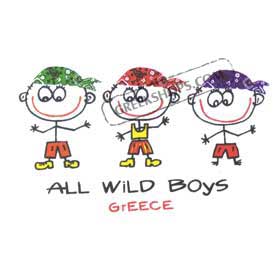 ALL WILD BOYS GREECE Children's Tshirt 588B