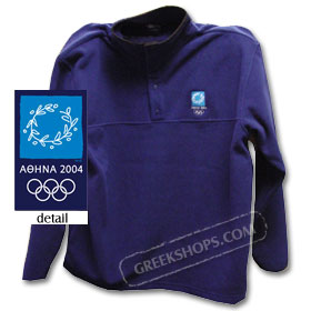 Athens 2004 Navy Blue Microfleece Pullover