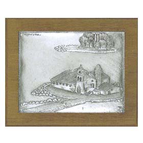 Corfu Silver Engraving Wall Decoration