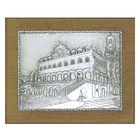 Tinos Silver Engraving Wall Decoration