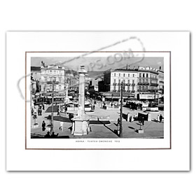 Vintage Greek City Photos Attica - City of Athens, Omonia Square (1932)