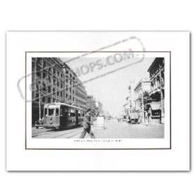 Vintage Greek City Photos Attica - City of Athens, Panepistimiou Street (1947)