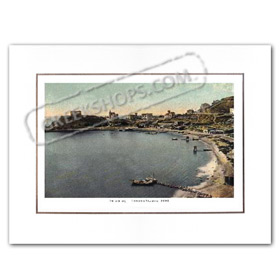 Vintage Greek City Photos Attica - Pireaus, Tourkolimano (1908)