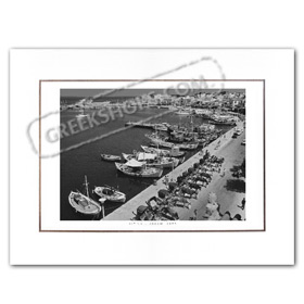 Vintage Greek City Photos Attica - Saronic Gulf Islands, Aigina Port (1970)