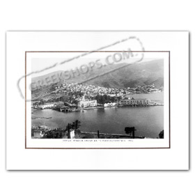 Vintage Greek City Photos Attica - Saronic Gulf Islands, Poros Port (1950)