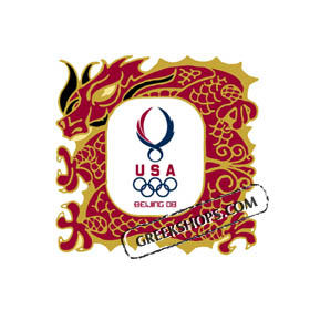 USOC Beijing USA Limited Edition House Pin Dragon USC-1223