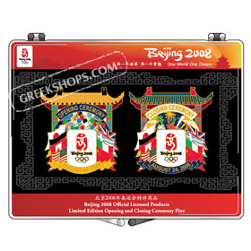 Beijing 2008 Opening and Closing Pins Box Set