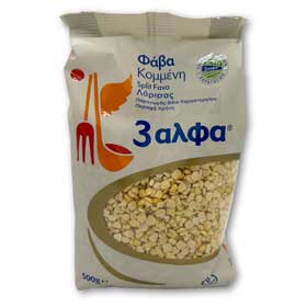 3A (Tria Alfa) Split Fava – Greek Yellow Split Peas from Larissa – 500g