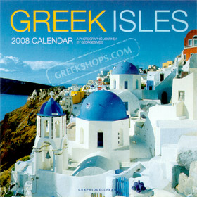 Greek Isles 2008 12-mo Wall Calendar ON SALE 30% Off