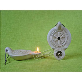 Ceramic Olive Oil Lamp - Tabor 01CH5
