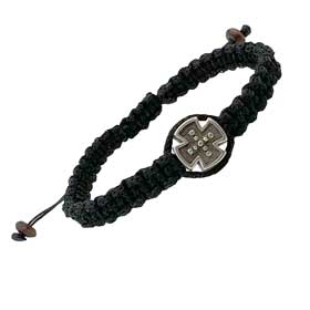 Byzantine Cross Komboskini Adjustable Bracelet