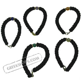 Religious Black Komboskini Bracelet with clasp