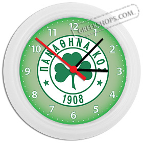 Greek Time - Panathinaikos Wall Clock