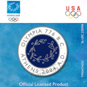 Athens 2004 Olympia Logo Pin