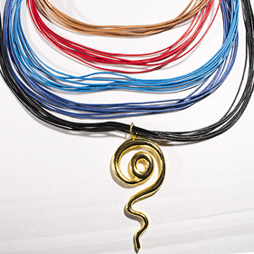 The Siren Collection - Ancient Greek Motif 18" Necklace (5 Color Options)