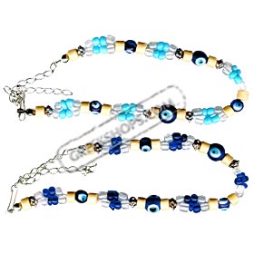 Evil Eye Beaded Anklet Style TB021