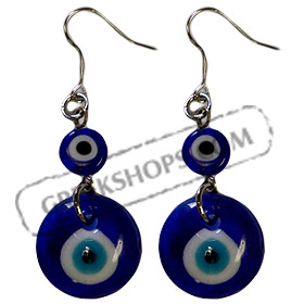 Earrings w/ Mati Evil Eye 56mm