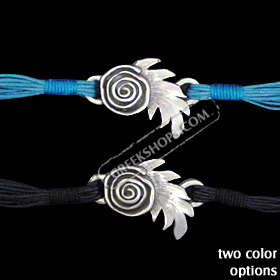 Byzantium Collection - Bracelet with Swirl & Leaf Motif BY75 (2 Color Options)