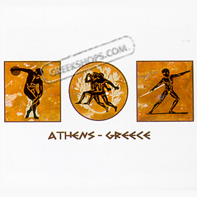Ancient Greece Olympic Athletes Tshirt Style D20