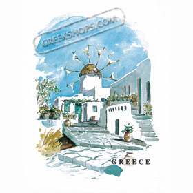 Greek Islands Tshirt Style D270