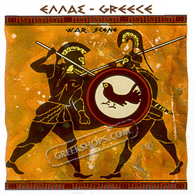 Greek War Scene Sweatshirt Style D8