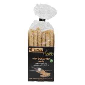 Tsanos Greek Sesame Breadsticks, 140gr