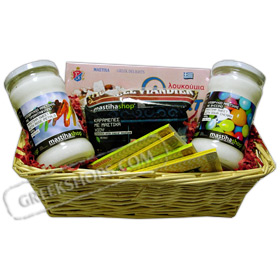 Greek Mastic / Mastiha Sweets Gift Basket