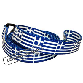 Greek Flag Dog Leash