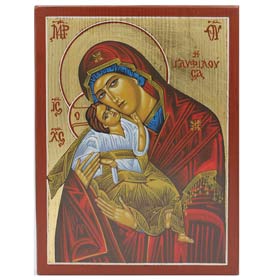 Orthodox Saints - Virgin Mary Glykofilousa - 19x25cm