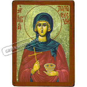 Orthodox Saint - Saint Paraskevi - 8x11cm