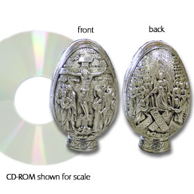 Silver Easter Egg   Large