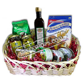 Taste of Greece Gift Basket for Lent