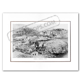 Vintage Greek City Photos Eastern Aegean Islands - Ikaria, Evdilos (1900)