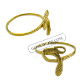 14k Gold Ring - Serpent (Size 6)
