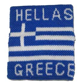 Hellas - Greece and Greek Flag Wristband