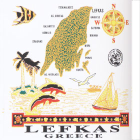 Greek Islands - Lefkada (Lefkas) Sweatshirt Style D592A
