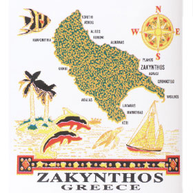 Greek Islands - Zakynthos Sweatshirt Style D597A