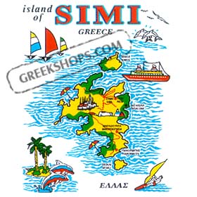 Greek Island Simi Tshirt D335A