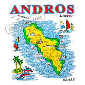 Greek Island Andros Sweatshirt Style D515