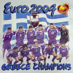 Euro 2004 Greek Team Tshirt