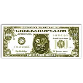 Greekshops.com $100 Gift Certificate