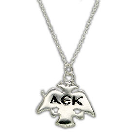 Sterling Silver AEK Athens Pendant w/ 20" Chain