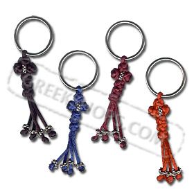 Komboskini – Silver Cross Key Chain (4 color options)
