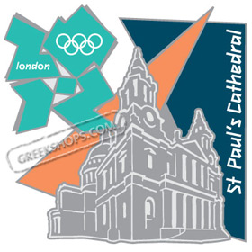 London 2012 St Paul's Cathedral Pin