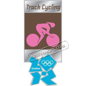 London 2012 Track Cycling Pictogram Pin