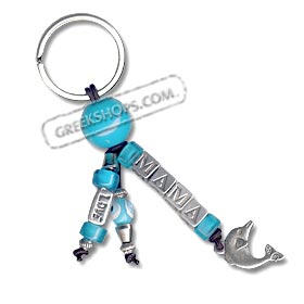 Evil Eye Goodluck Keychain - Mama for Mom in Greek