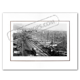 Vintage Greek City Photos Macedonia - Salonica, Waterfront - Leoforos Nikis - White Tower (1925)